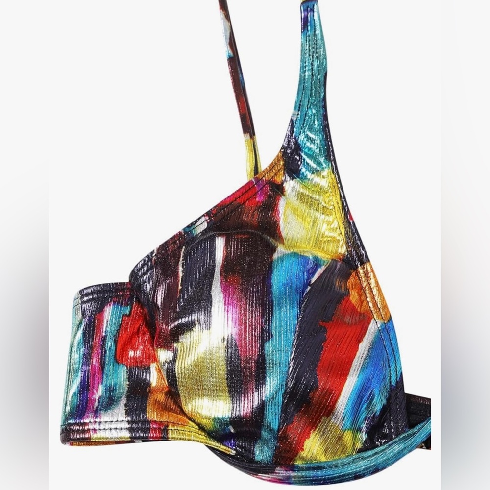 Colorful Abstract Bikini Set - Picture 7 of 8